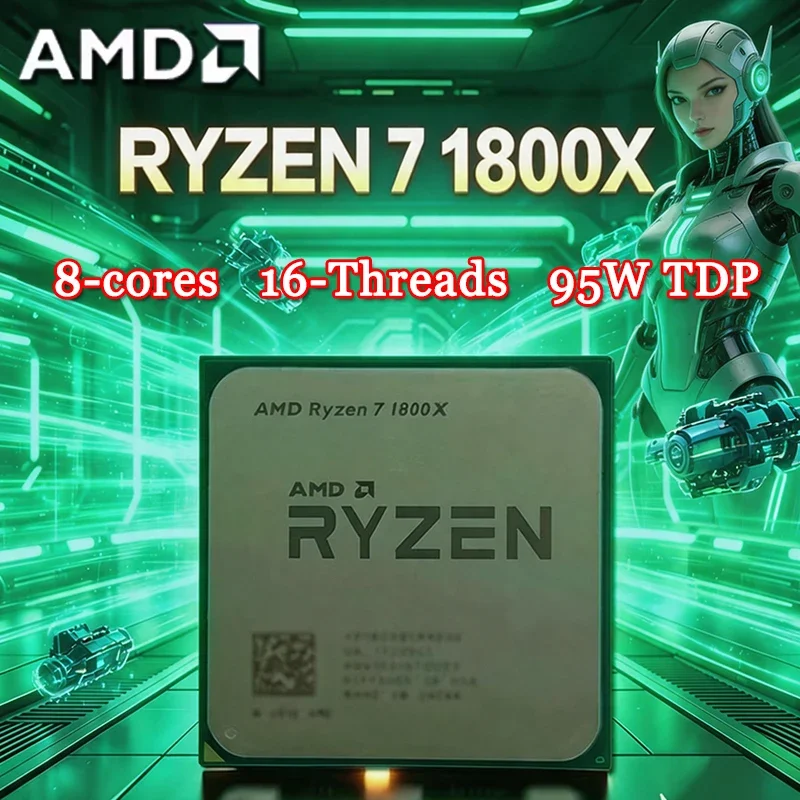 Amd Cpu Ryzen 7 - معالج AMD Ryzen 7 1800X CPU