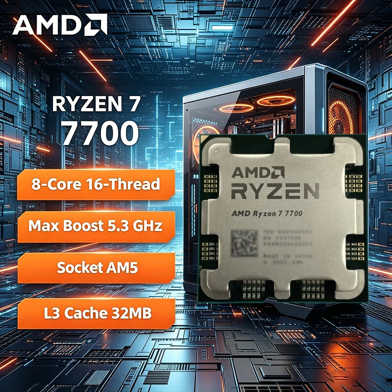 Amd Cpu Ryzen 7 - معالج AMD Ryzen 7 7700 R7