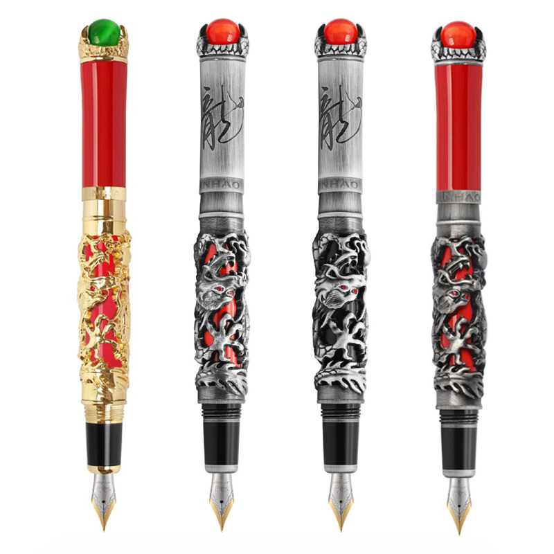 Office Tech Typing - جديد Jinhao Dragon King قلم حبر