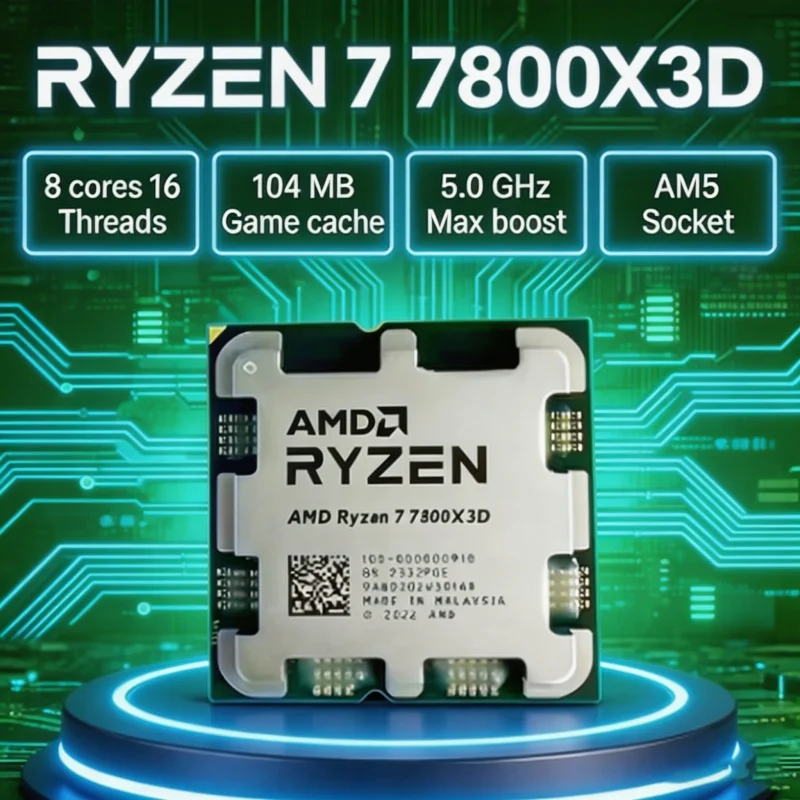 Amd Cpu Ryzen 7 - معالج AMD Ryzen 7 7800X3D R7