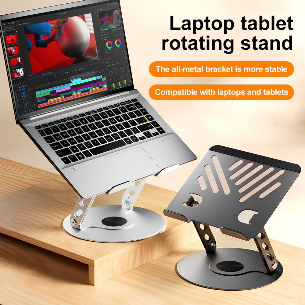 Flat Panel Mount Tilt - حامل لابتوب معدني قابل للدوران 360