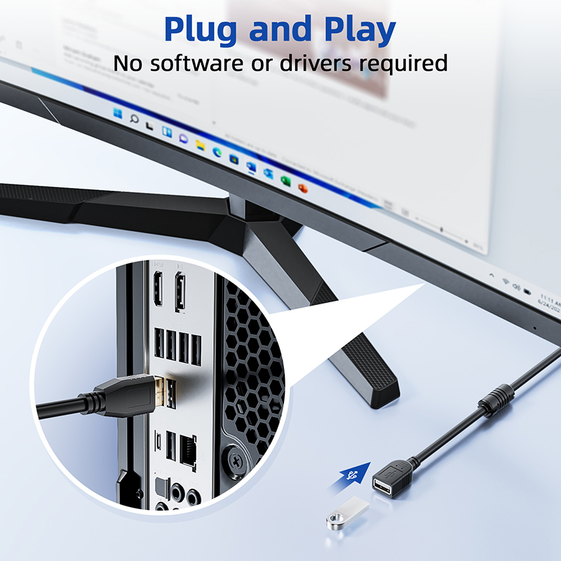 كابل تمديد نشط USB 2.0 10 متر  - مراجعة Usb Extender Active وسعره