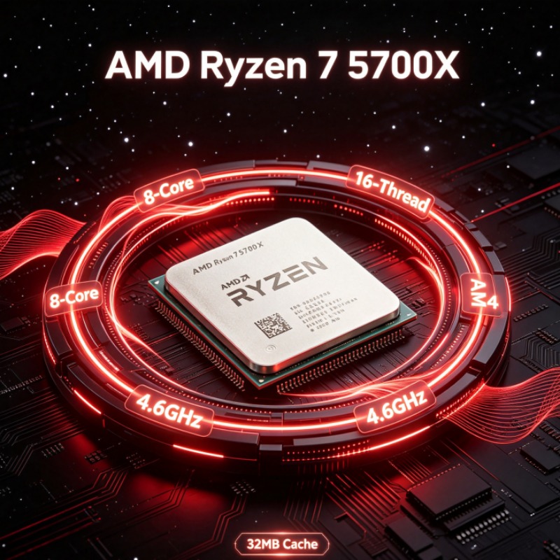 معالج AMD Ryzen 7 5700X بـ 8 ن - مراجعة Amd Cpu Ryzen 7 وسعره
