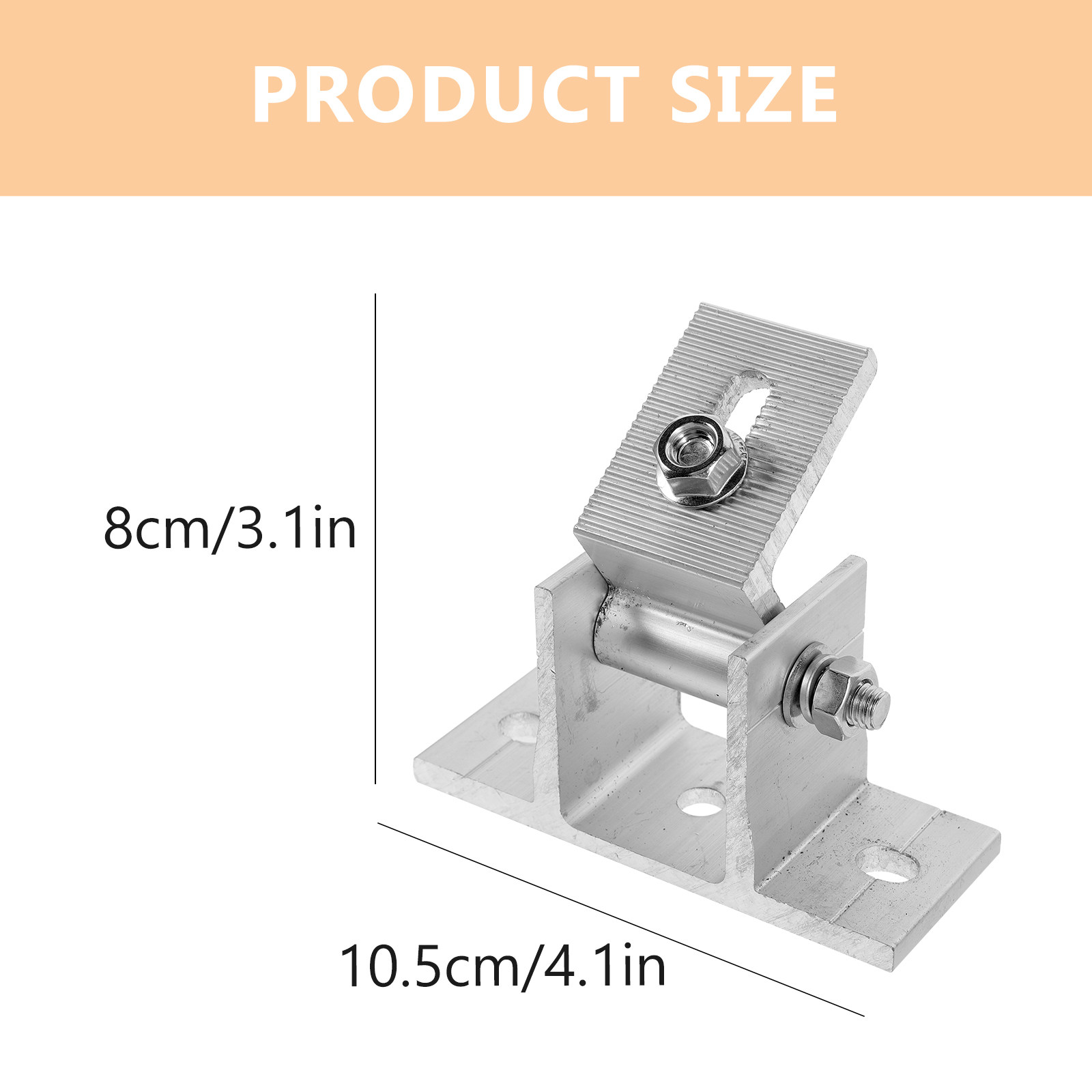 4 قطع من حوامل الألواح الشمسية - مراجعة Flat Panel Mount Tilt وسعره