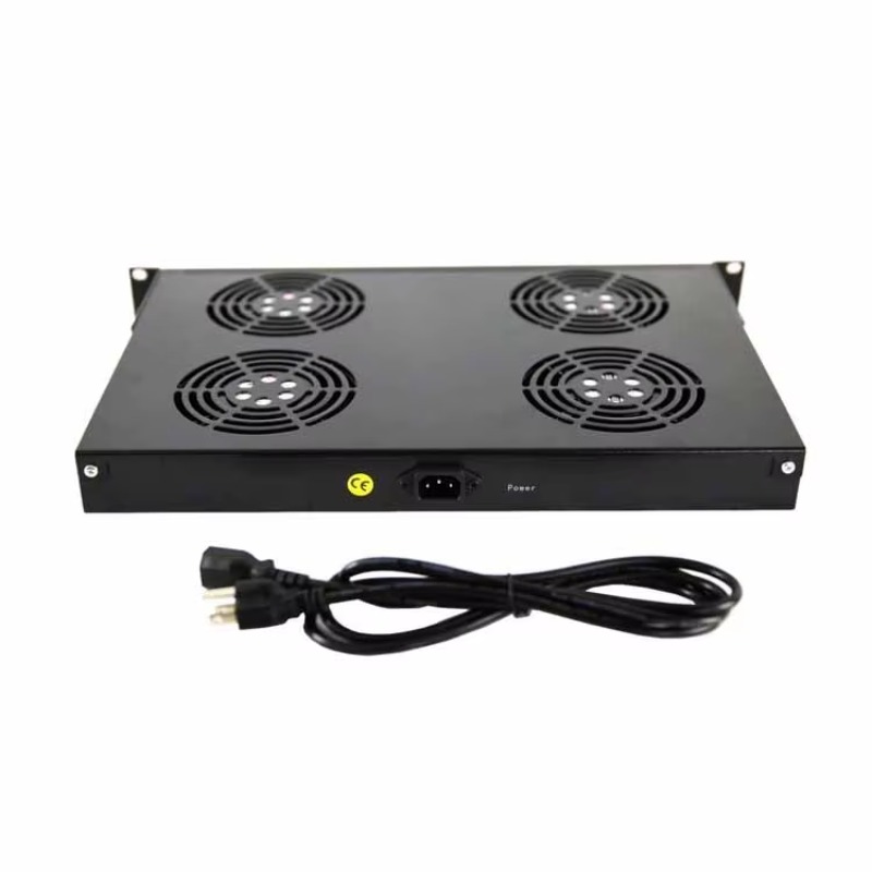 وحدة تبريد بـ 4 مراوح تناسب رف - مراجعة Server Rack Shelf وسعره