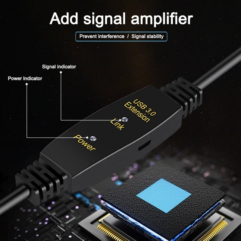 نشط USB 3.0 تمديد كابل 5 متر 1 - مراجعة Usb Extender Active وسعره