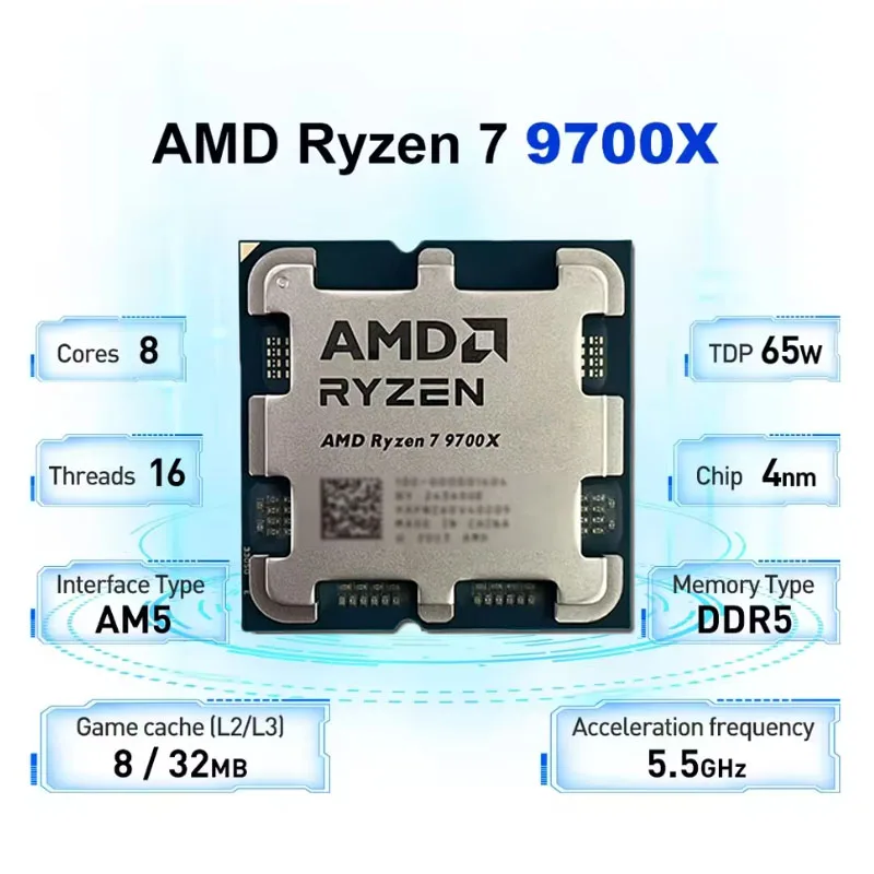 معالج AMD Ryzen 7 9700X بسرعة  - مراجعة Amd Cpu Ryzen 7 وسعره