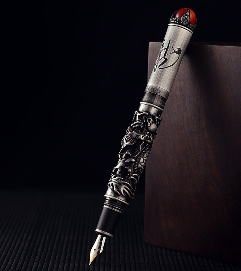 جديد Jinhao Dragon King قلم حب - مراجعة Office Tech Typing وسعره