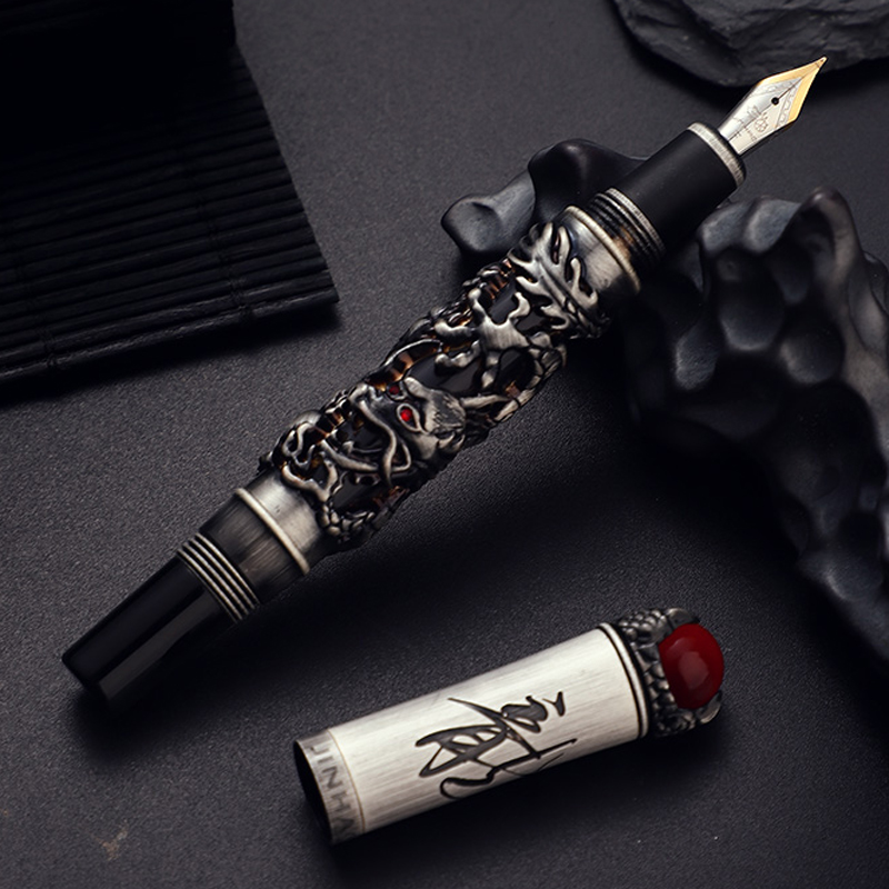 جديد Jinhao Dragon King قلم حب - مراجعة Office Tech Typing وسعره