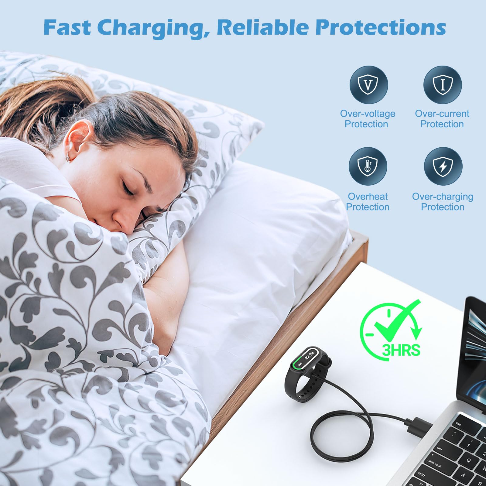 شاحن لساعة شاومي مي باند 10 9  - مراجعة Usb Extender Active وسعره