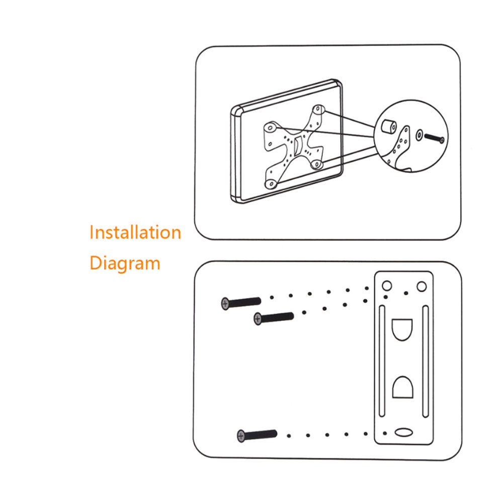 دعامة تثبيت على الحائط للتلفزي - مراجعة Flat Panel Mount Tilt وسعره
