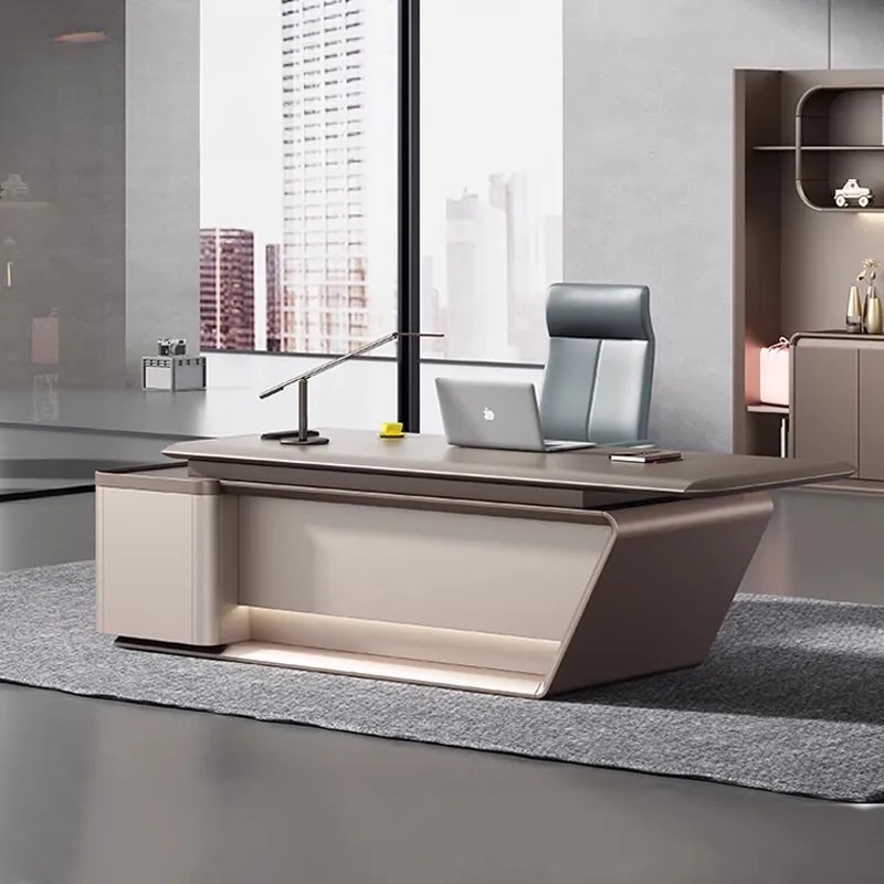 طقم مكتب تنفيذي حديث مع كرسي،  - مراجعة Office Tech And Management وسعره