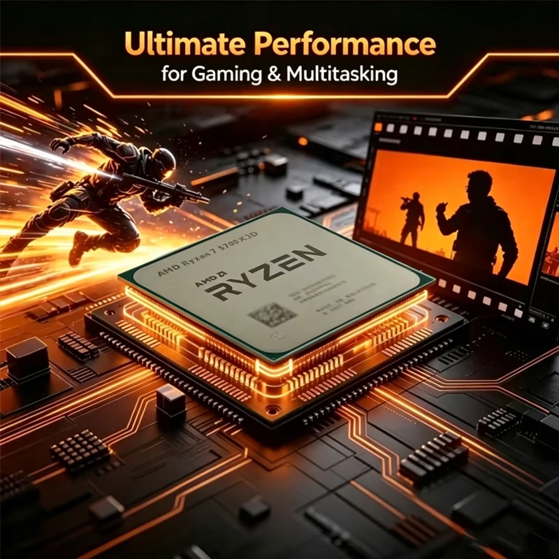 معالج AMD Ryzen 7 5700X3D بكمي - مراجعة Amd Cpu Ryzen 7 وسعره