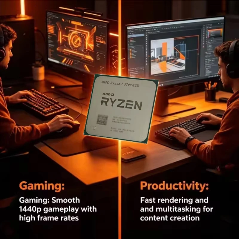 معالج AMD Ryzen 7 5700X3D بكمي - مراجعة Amd Cpu Ryzen 7 وسعره
