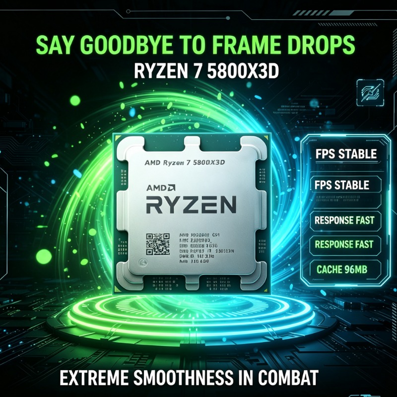 معالج ألعاب AMD Ryzen 7 5800X3 - مراجعة Amd Cpu Ryzen 7 وسعره