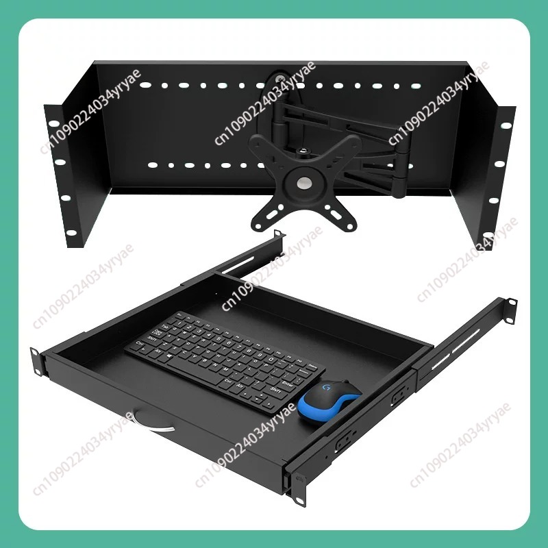 درج لوحة مفاتيح 1U لخزائن الشب - مراجعة Server Rack Shelf وسعره